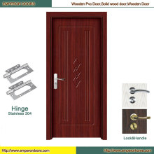 Precio de la puerta del panel de la puerta del dormitorio del PVC de la puerta